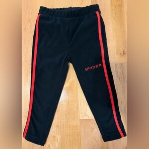 Spyder Kids Black Fleece / Base Layer Pants